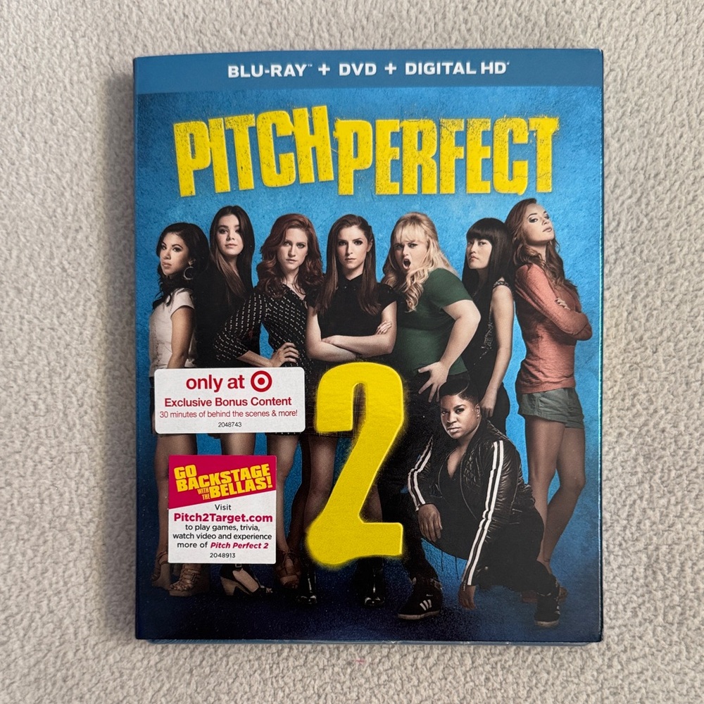 Pitch Perfect 2 Blu-Ray DVD Digital HD Format